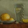 Lemon and Glass Tequessta
Oil, 9" x 12" 