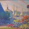 "Resting Schooners - Wickford Harbor, Rhode Island"
Oil, 12" x 16"