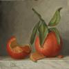 Oranges, Leaves and Sections
Oil, 8" x 8" 