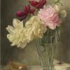 Springtime Peonies and Nest
Oil, 14" x 11" 
