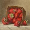 Basket of Strawberries
Oil, 6" x 6"
