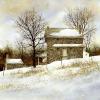 Winter at the Chad House
Watercolor, 14" x 14" 