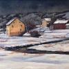 Snowy Night
Oil, 12" x 16" 